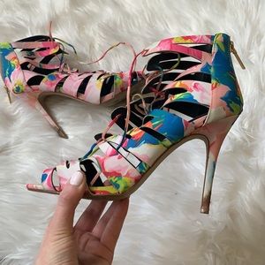 KENDALL & KYLIE (Madden Girl) | pink floral sandals